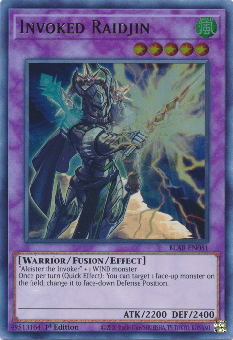 Invoked Raidjin [BLAR-EN081] Ultra Rare - POKÉ JEUX