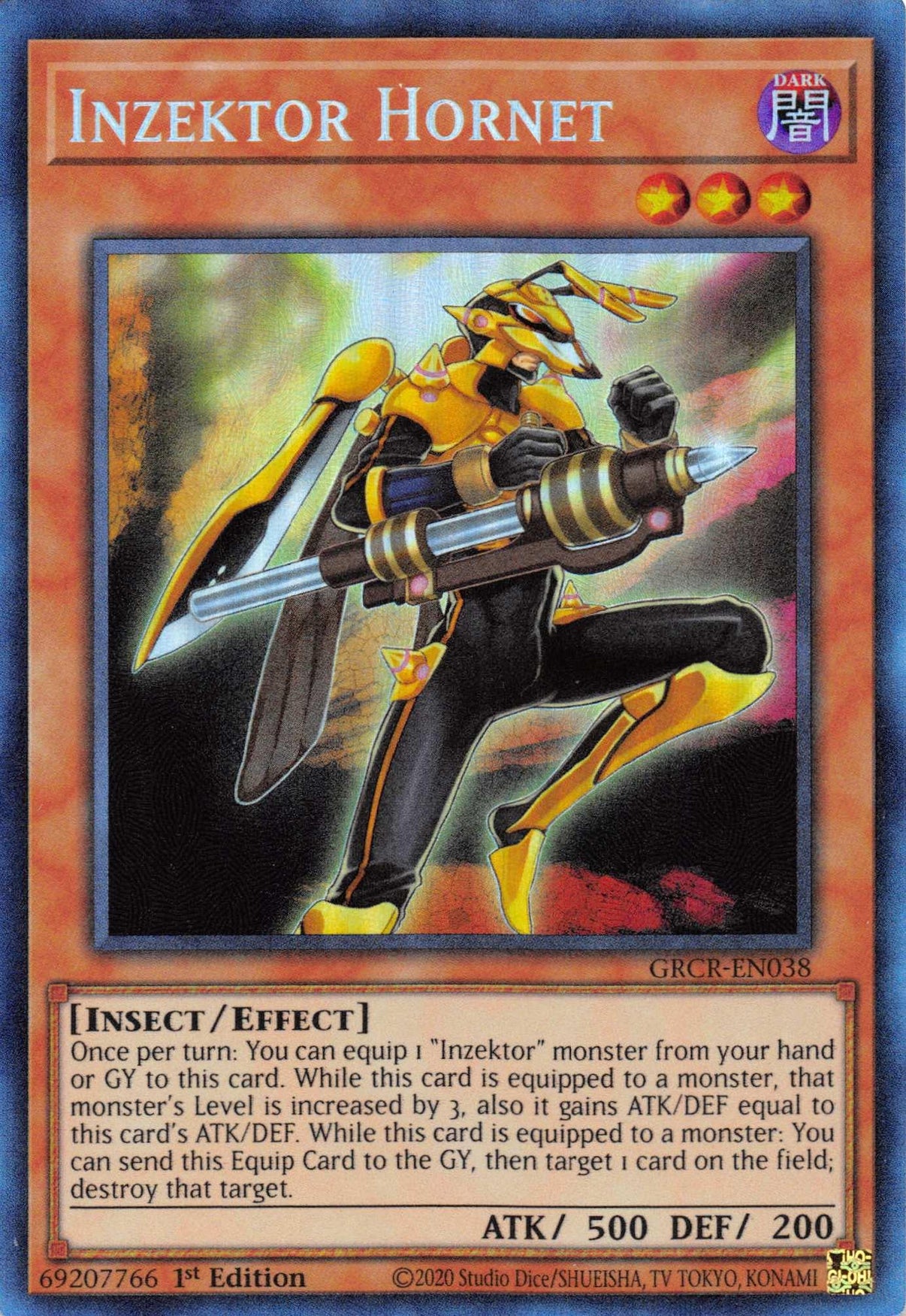 Inzektor Hornet [GRCR-EN038] Collector's Rare - POKÉ JEUX