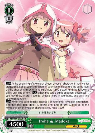 Iroha & Madoka (MR/W80-E032S SR) [Magia Record: Puella Magi Madoka Magica [Side Story] (Anime)] - POKÉ JEUX