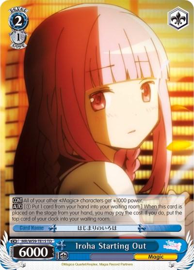 Iroha Starting Out (MR/W59-TE15 TD) [Magia Record: Puella Magi Madoka Magica [Side Story] (Mobile)] - POKÉ JEUX