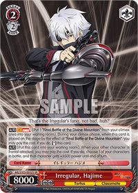 Irregular, Hajime (ARI/S103-E052S SR) [Arifureta: From Commonplace to World's Strongest] - POKÉ JEUX