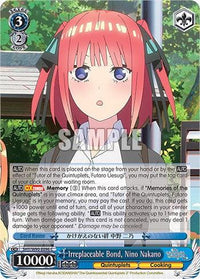 Irreplaceable Bond, Nino Nakano (5HY/W90-E096 C) [The Quintessential Quintuplets 2] - POKÉ JEUX