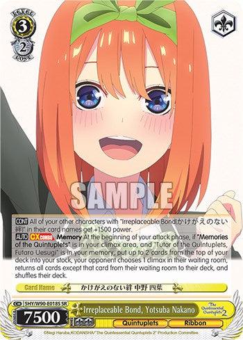 Irreplaceable Bond, Yotsuba Nakano (5HY/W90-E018S SR) [The Quintessential Quintuplets 2] - POKÉ JEUX