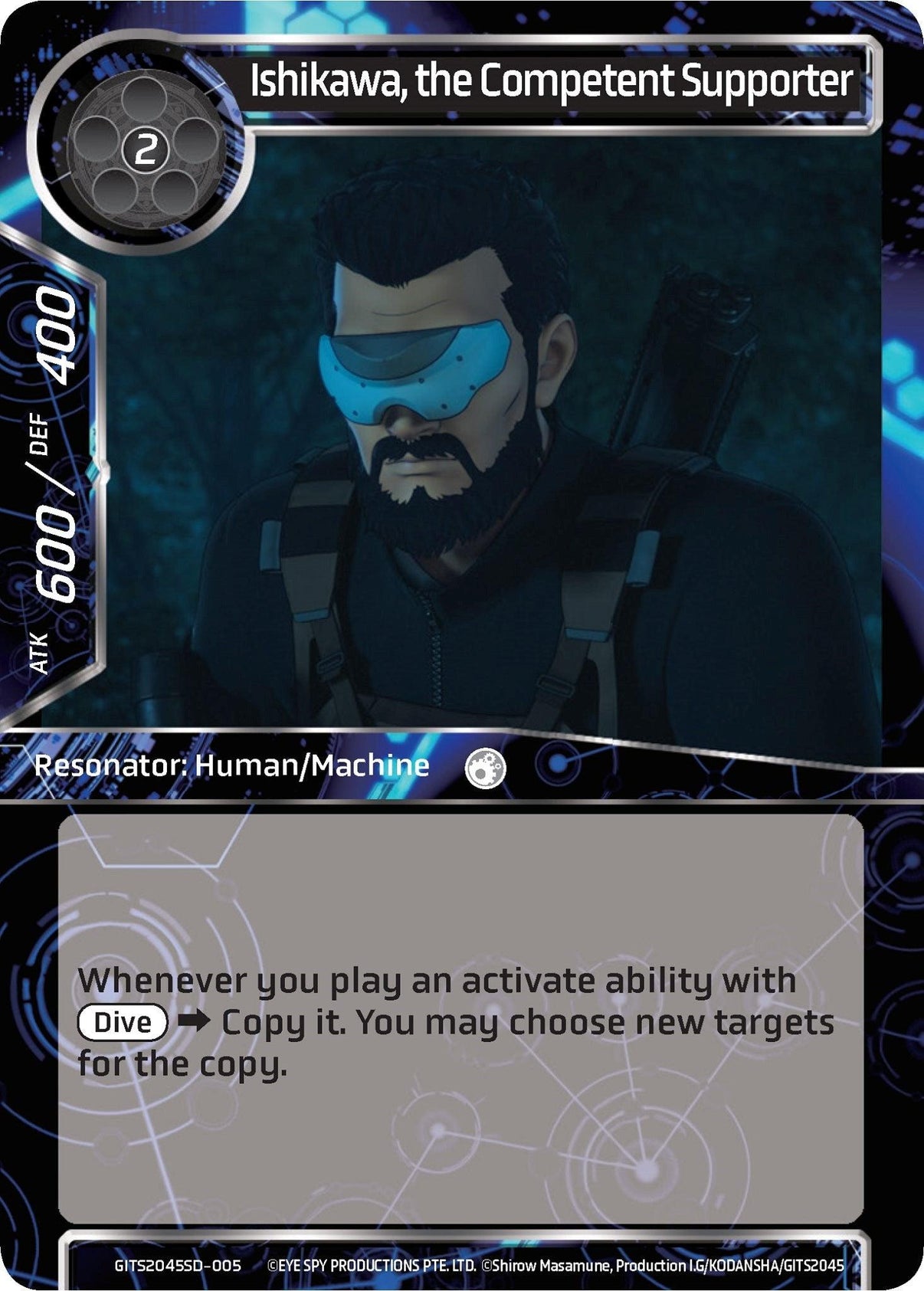 Ishikawa, the Competent Supporter (GITS2045SD-005) [Ghost in the Shell SAC_2045 Starter Deck] - POKÉ JEUX