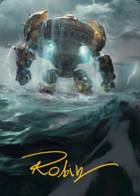 Island Art Card (Gold-Stamped Signature) [The Brothers' War Art Series] - POKÉ JEUX