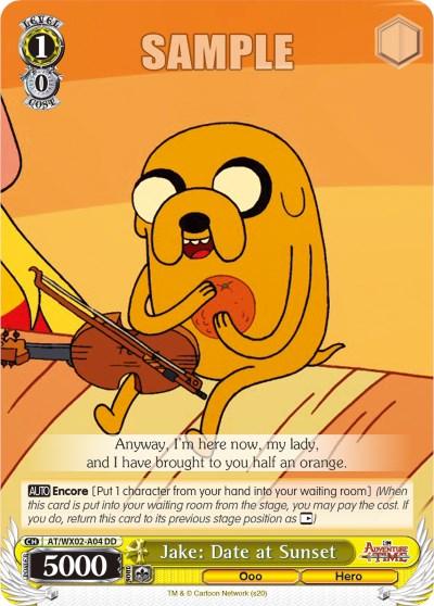 Jake: Date at Sunset (AT/WX02-A04) (Promo) [Adventure Time] - POKÉ JEUX