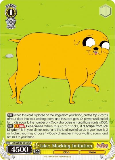 Jake: Mocking Imitation (AT/WX02-005S SR) [Adventure Time] - POKÉ JEUX