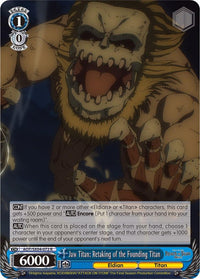 Jaw Titan: Retaking of the Founding Titan [Attack On Titan: Final Season] - POKÉ JEUX