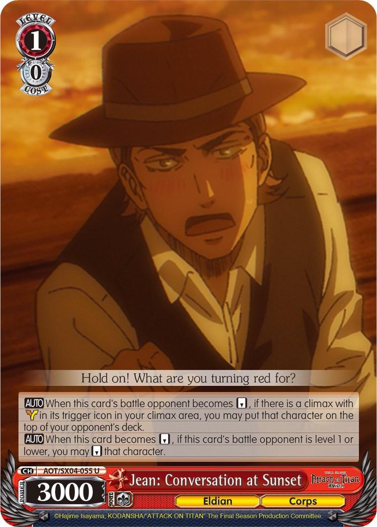 Jean: Conversation at Sunset [Attack On Titan: Final Season] - POKÉ JEUX