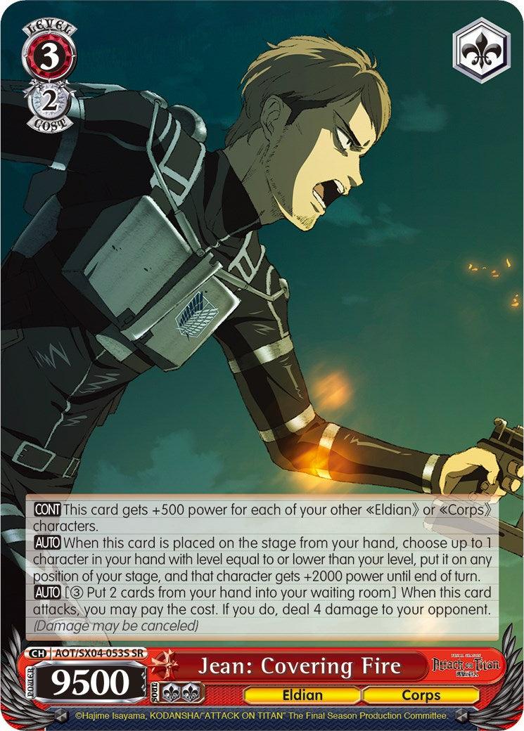 Jean: Covering Fire (Foil) [Attack On Titan: Final Season] - POKÉ JEUX