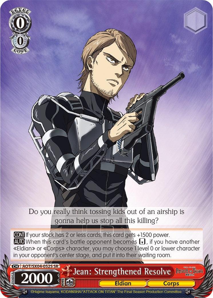 Jean: Strengthened Resolve (Foil) [Attack On Titan: Final Season] - POKÉ JEUX