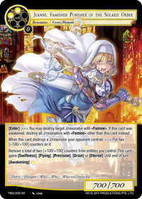Jeanne, Famished Punisher of the Solaris Order (TWS-008 SR) [The War of the Suns] - POKÉ JEUX