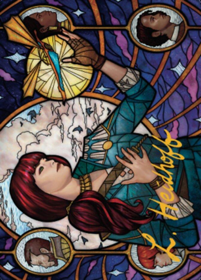 Jhoira, Ageless Innovator Art Card (Gold-Stamped Signature) [Dominaria United Art Series] - POKÉ JEUX