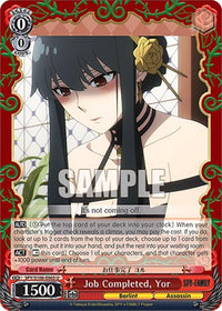 Job Completed, Yor (SPY/S106-E065 U) [SPY x FAMILY] - POKÉ JEUX
