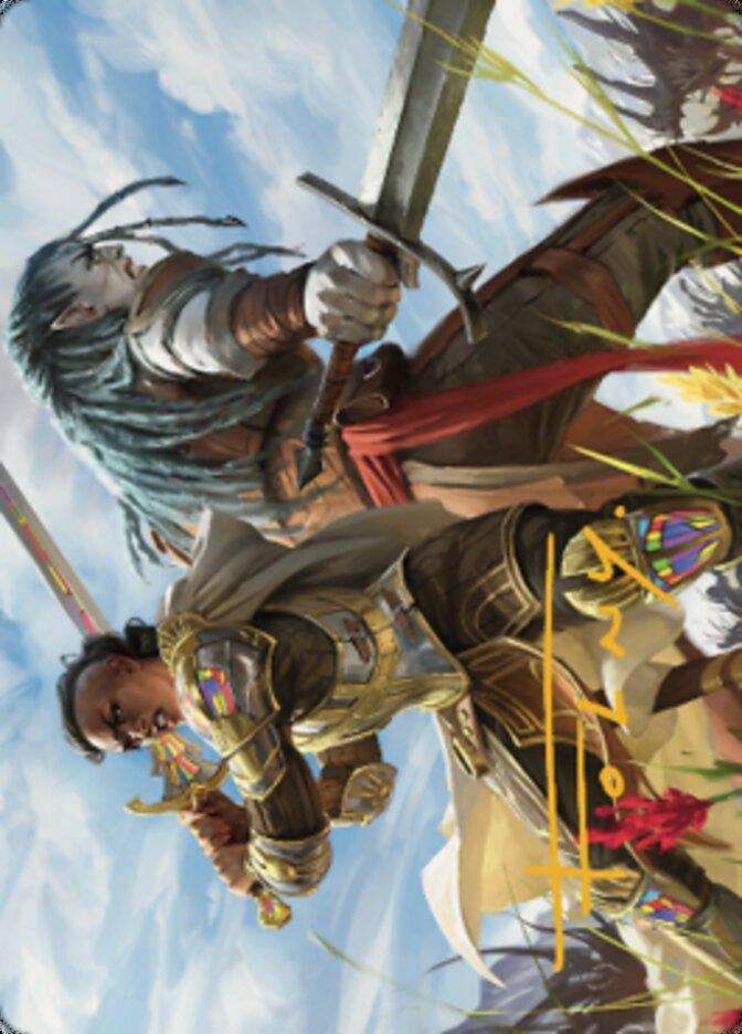 Join Forces Art Card (Gold-Stamped Signature) [Dominaria United Art Series] - POKÉ JEUX