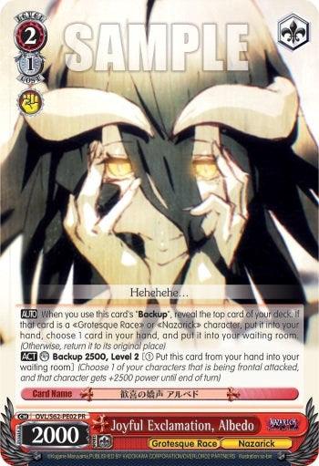 Joyful Exclamation, Albedo (OVL/S62-PE02 PR) (Promo) [Nazarick: Tomb of the Undead] - POKÉ JEUX