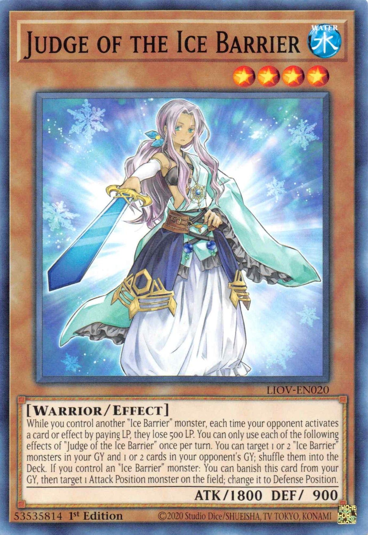 Judge of the Ice Barrier [LIOV-EN020] Common - POKÉ JEUX