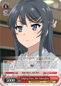 Judging Stare, Mai Sakurajima (SBY/W64-TE14 TD) [Rascal Does Not Dream of Bunny Girl Senpai] - POKÉ JEUX