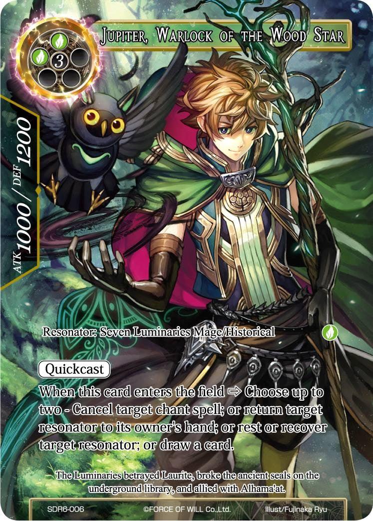 Jupiter, Warlock of the Wood Star (SDR6-006) [Starter Deck: The Lost Tomes] - POKÉ JEUX