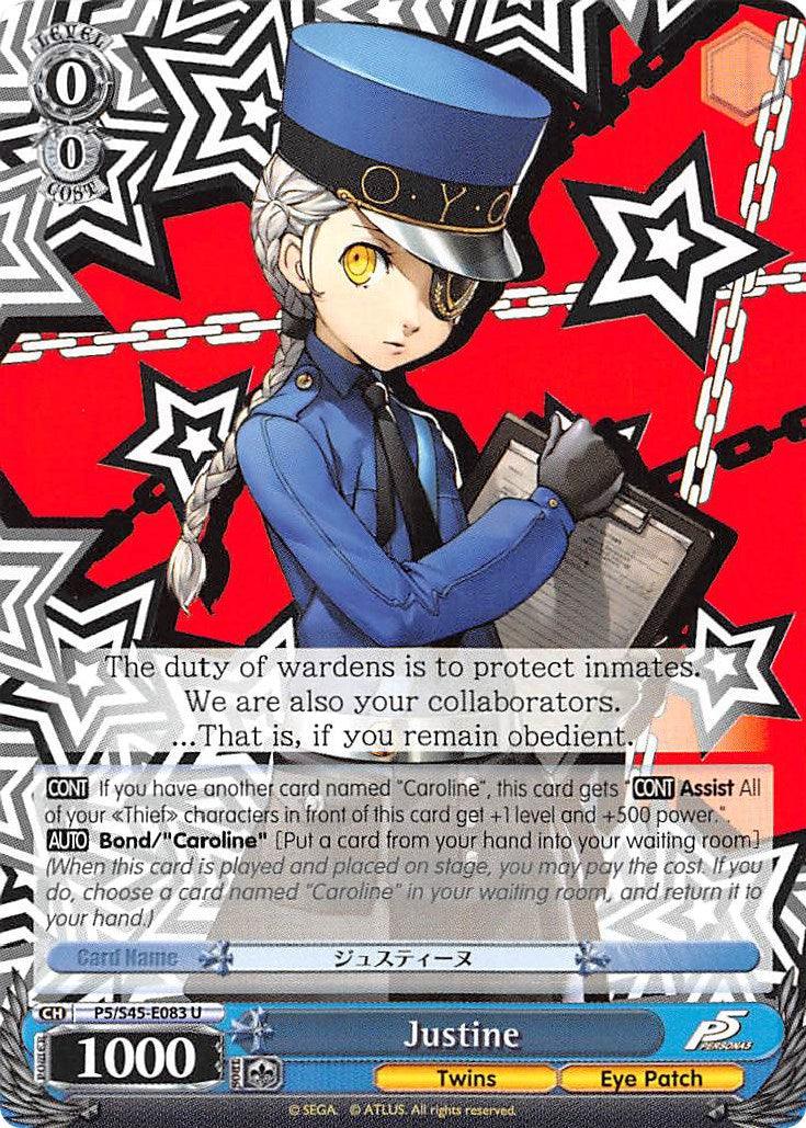 Justine (P5/S45-E083 U) [Persona 5] - POKÉ JEUX