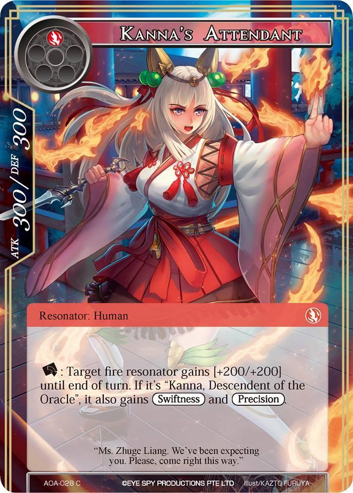 Kanna's Attendant (AOA-028) [Awakening of the Ancients] - POKÉ JEUX