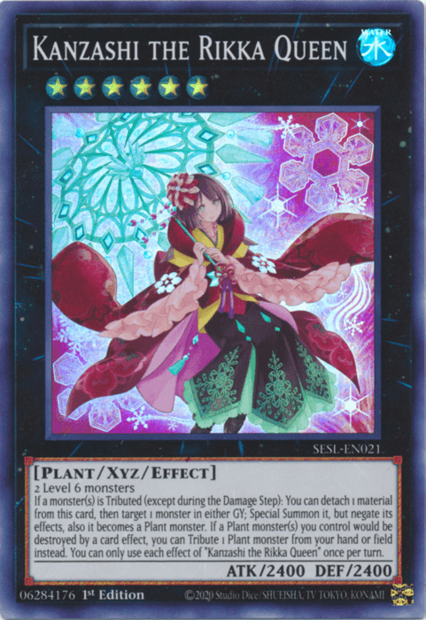 Kanzashi the Rikka Queen [SESL-EN021] Super Rare - POKÉ JEUX