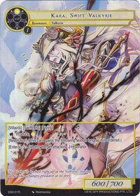 Kara, Swift Valkyrie (Full Art) (DSD-015) [Starter Deck: Villains] - POKÉ JEUX