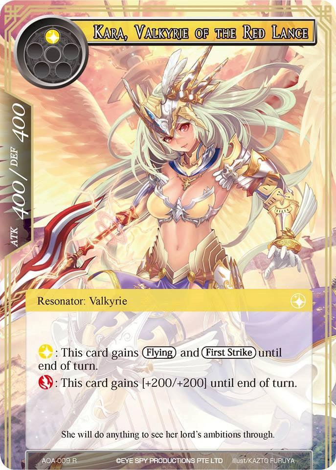 Kara, Valkyrie of the Red Lance (AOA-009) [Awakening of the Ancients] - POKÉ JEUX
