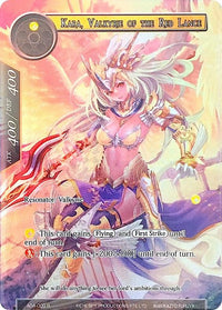 Kara, Valkyrie of the Red Lance (Full Art) (AOA-009) [Awakening of the Ancients] - POKÉ JEUX