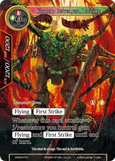 Karmic Governor, Laplace (VIN003-079) [Vingolf 3: Ruler All Stars] - POKÉ JEUX