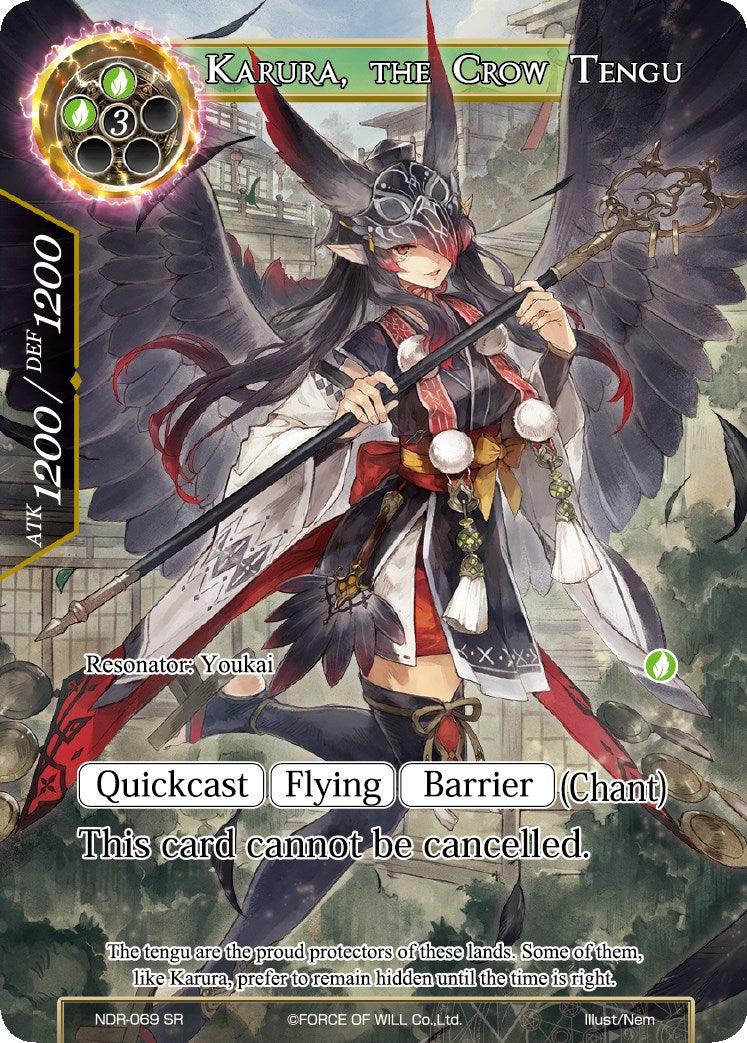 Karura, the Crow Tengu (Full Art) (NDR-069) [New Dawn Rises] - POKÉ JEUX