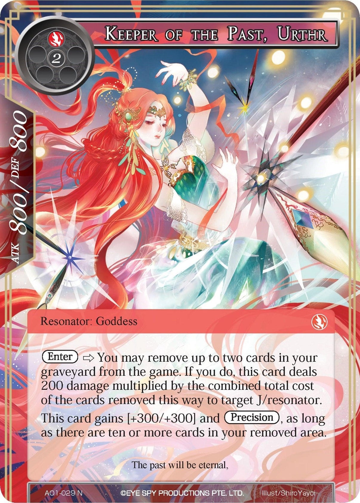 Keeper of the Past, Urthr (AO1-029) [Alice Origin] - POKÉ JEUX