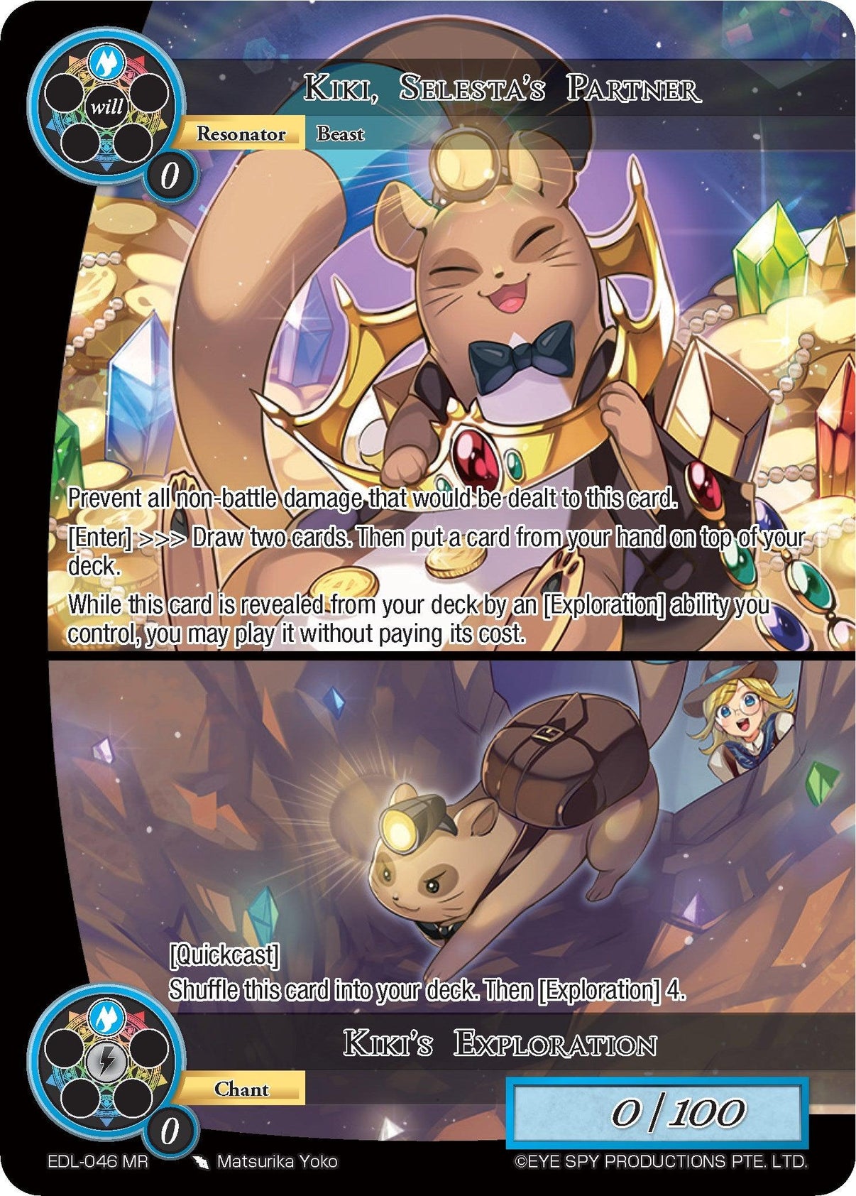 Kiki, Selesta's Partner // Kiki's Exploration (EDL-046) [The Epic of the Dragon Lord] - POKÉ JEUX