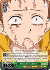 King: Breakdown (SDS/SX03-042 C) [The Seven Deadly Sins] - POKÉ JEUX