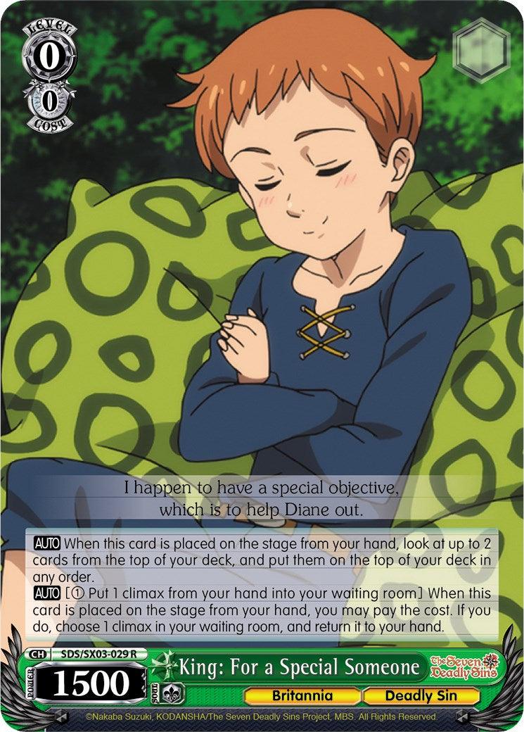 King: For a Special Someone (SDS/SX03-029 R) [The Seven Deadly Sins] - POKÉ JEUX