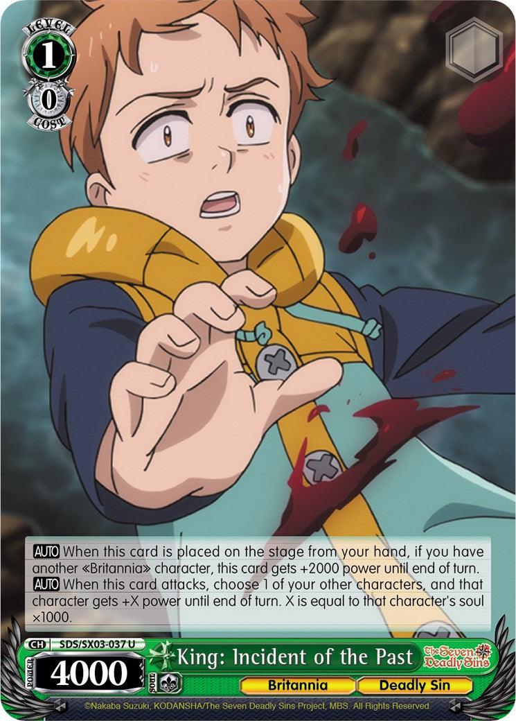 King: Incident of the Past (SDS/SX03-037 U) [The Seven Deadly Sins] - POKÉ JEUX