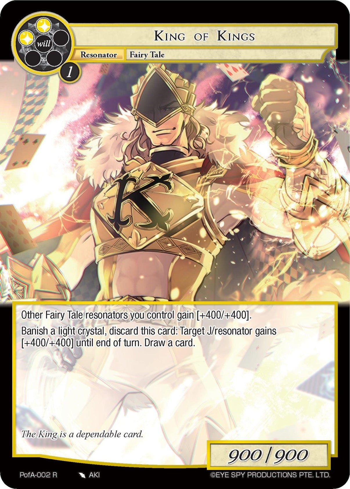 King of Kings (PofA-002) [Alice Origin IV: Prologue of Attoractia] - POKÉ JEUX