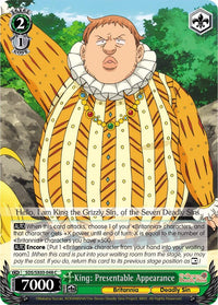 King: Presentable Appearance (SDS/SX03-048 C) [The Seven Deadly Sins] - POKÉ JEUX