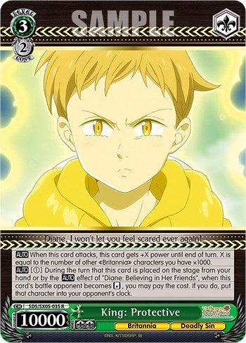 King: Protective (Foil) [The Seven Deadly Sins: Revival of The Commandments] - POKÉ JEUX