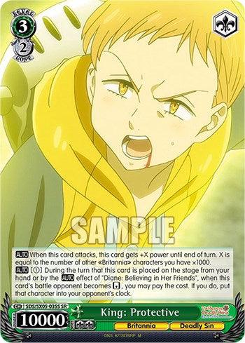 King: Protective (SR) [The Seven Deadly Sins: Revival of The Commandments] - POKÉ JEUX