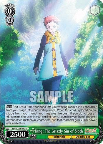 King: The Grizzly Sin of Sloth [The Seven Deadly Sins: Revival of The Commandments] - POKÉ JEUX