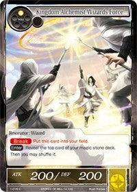 Kingdom Alchemist Wizards Force (1-016) [Starter Deck: Knights of the Round Table] - POKÉ JEUX