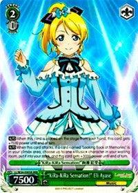 "KiRa-KiRa Sensation!" Eli Ayase (LL/W34-E005R RRR) [Love Live! Vol. 2] - POKÉ JEUX