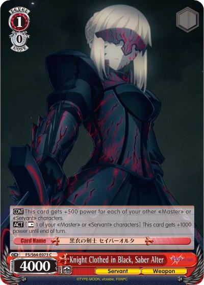 Knight Clothed in Black, Saber Alter (FS/S64-E073 C) [Fate/Stay Night [Heaven's Feel]] - POKÉ JEUX
