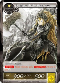 Knight of the Barbaric Axe (3-011) [The Shaft of Light of Valhalla] - POKÉ JEUX
