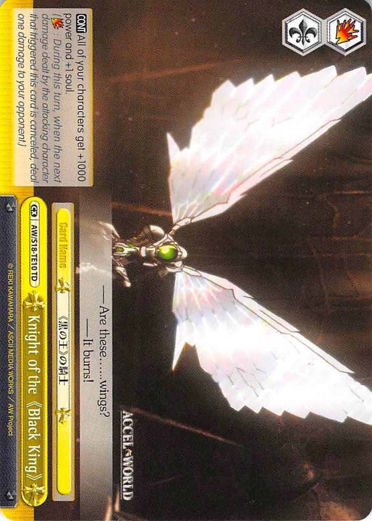 Knight of the "Black King" (AW/S18-TE10 TD) [Accel World] - POKÉ JEUX