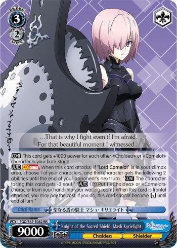 Knight of the Sacred Shield, Mash Kyrielight (FGO/S87-E082 RR) [Fate/Grand Order THE MOVIE Divine Realm of the Round Table: Camelot] - POKÉ JEUX