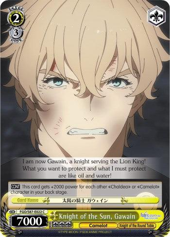 Knight of the Sun, Gawain (FGO/S87-E022 C) [Fate/Grand Order THE MOVIE Divine Realm of the Round Table: Camelot] - POKÉ JEUX