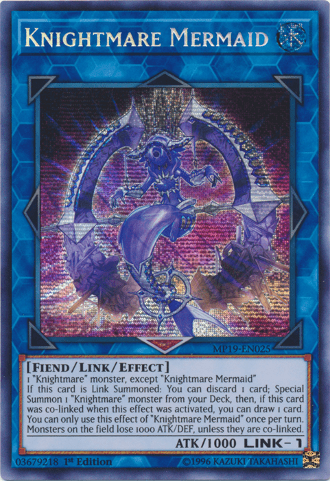 Knightmare Mermaid [MP19-EN025] Prismatic Secret Rare - POKÉ JEUX