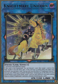 Knightmare Unicorn (Alternate Art) [MGED-EN034] Gold Rare - POKÉ JEUX
